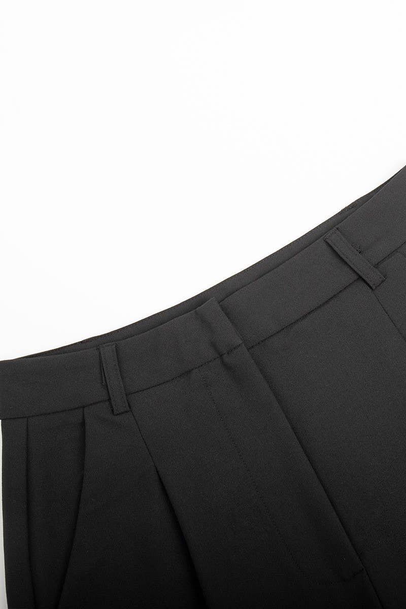 CWBLP2054_ELEGANT HIGH WAIST WIDE LEG OFFICE TROUSERS