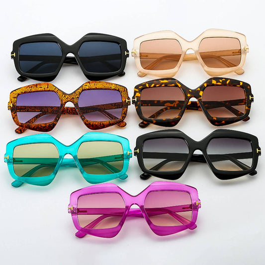 NEW T-SHAPED IRREGULAR TRENDY COLORFUL SUNGLASSES_CWASG0377