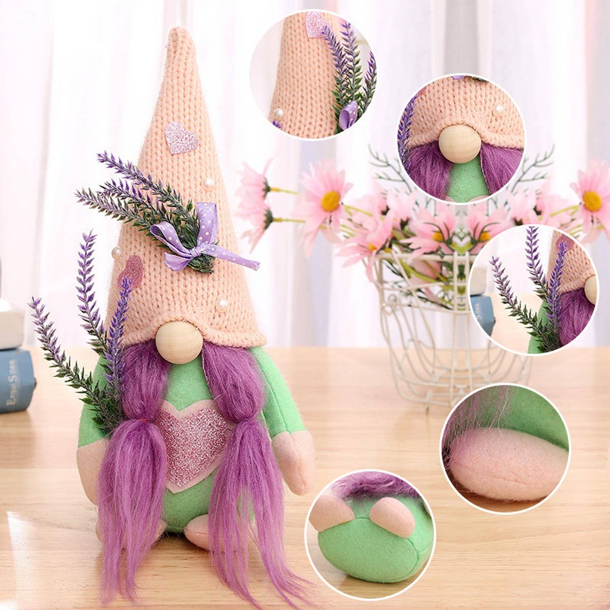 CWMM9522_MOTHER'S DAY LAVENDER LOVE CREATIVE RUDOLPH DOLL