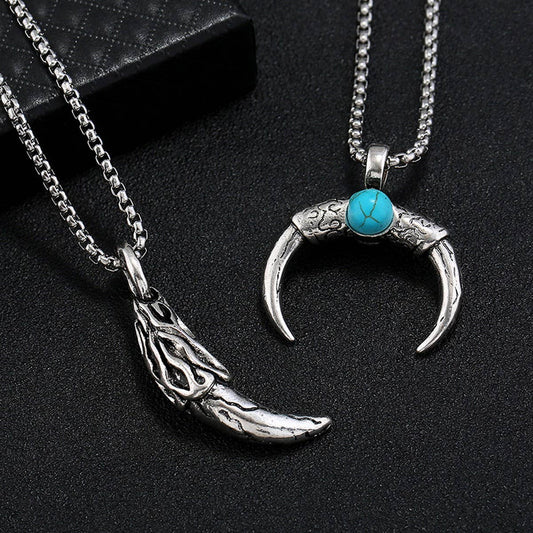 RETRO CREATIVE ALLOY PENDANT NECKLACE_CWMM4612