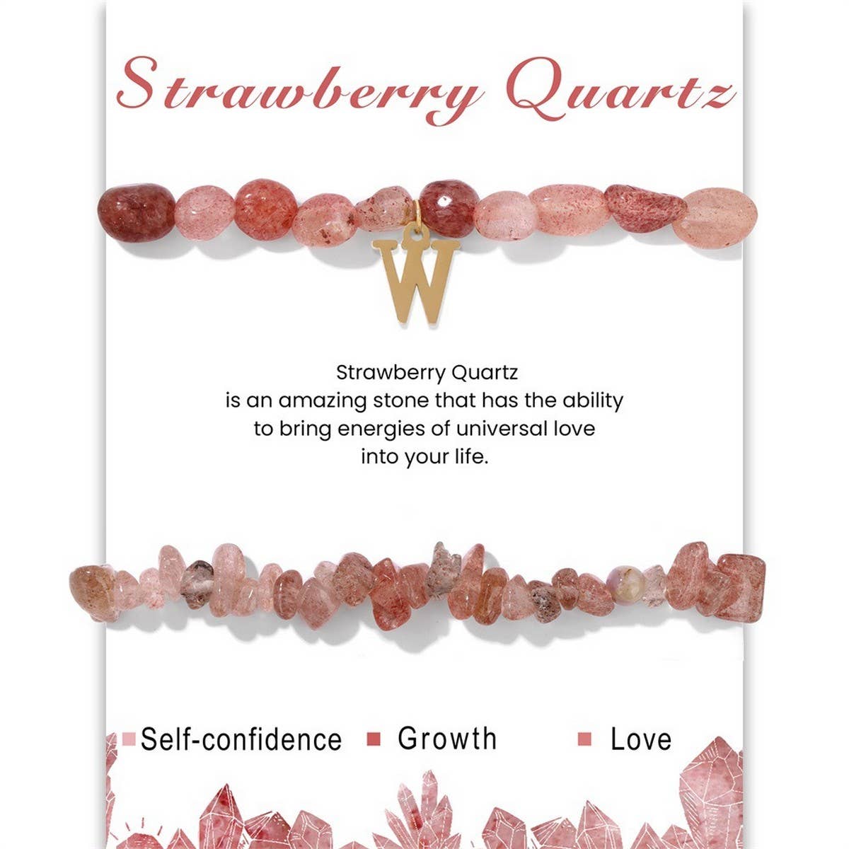 26 LETTERS IRREGULAR PENDANT BRACELET_CWAJE2105