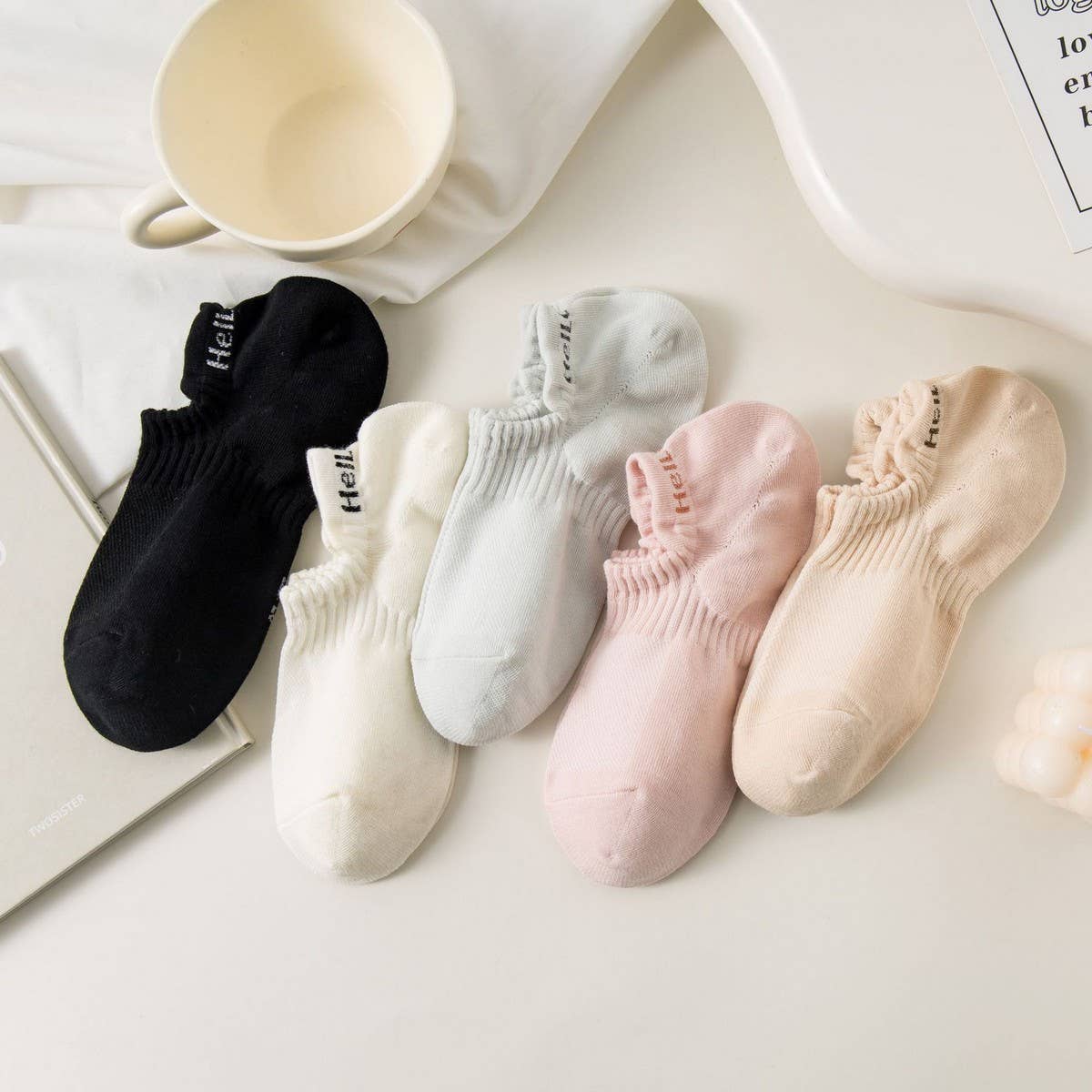 WOMEN MESH BREATHABLE INVISIBLE SOCKS