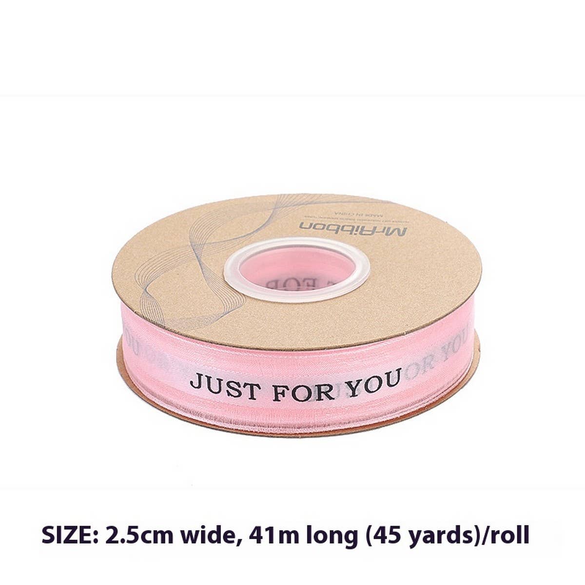 2.5CM FLOWER PACKAGING RIBBON BOW RIBBON_CWMM5784