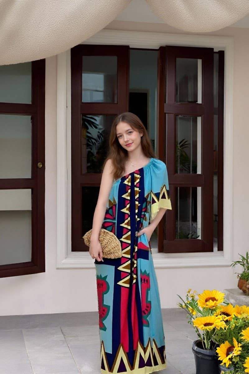 CWDMD6493_POSITIONING PRINT OFF-SHOULDER MAXI DRESS