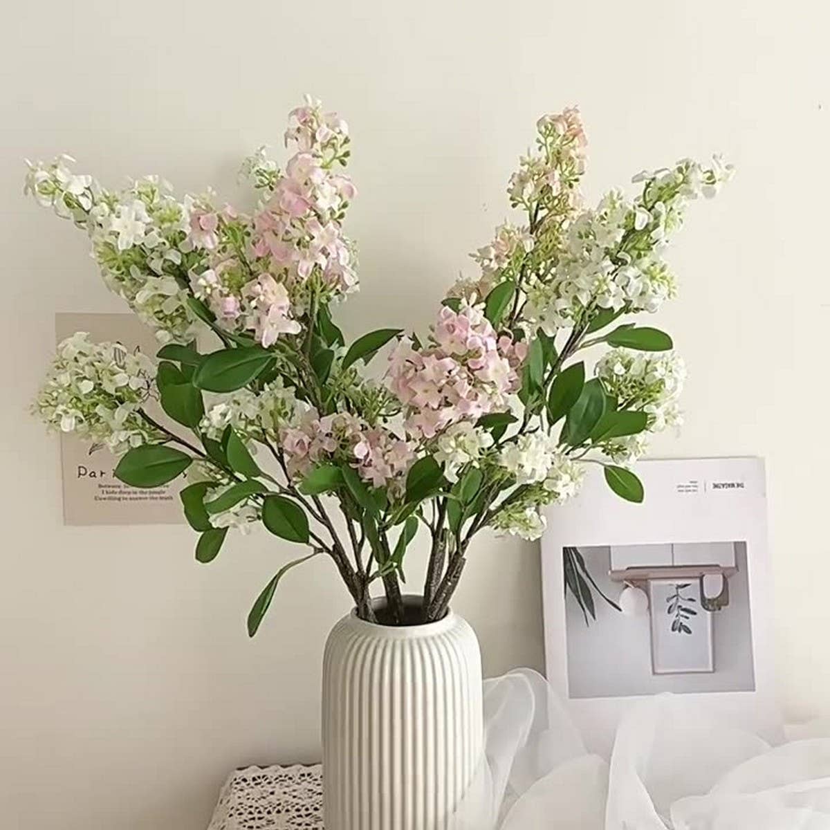 High-Quality Faux Lilac Murraya Flower Bouquet