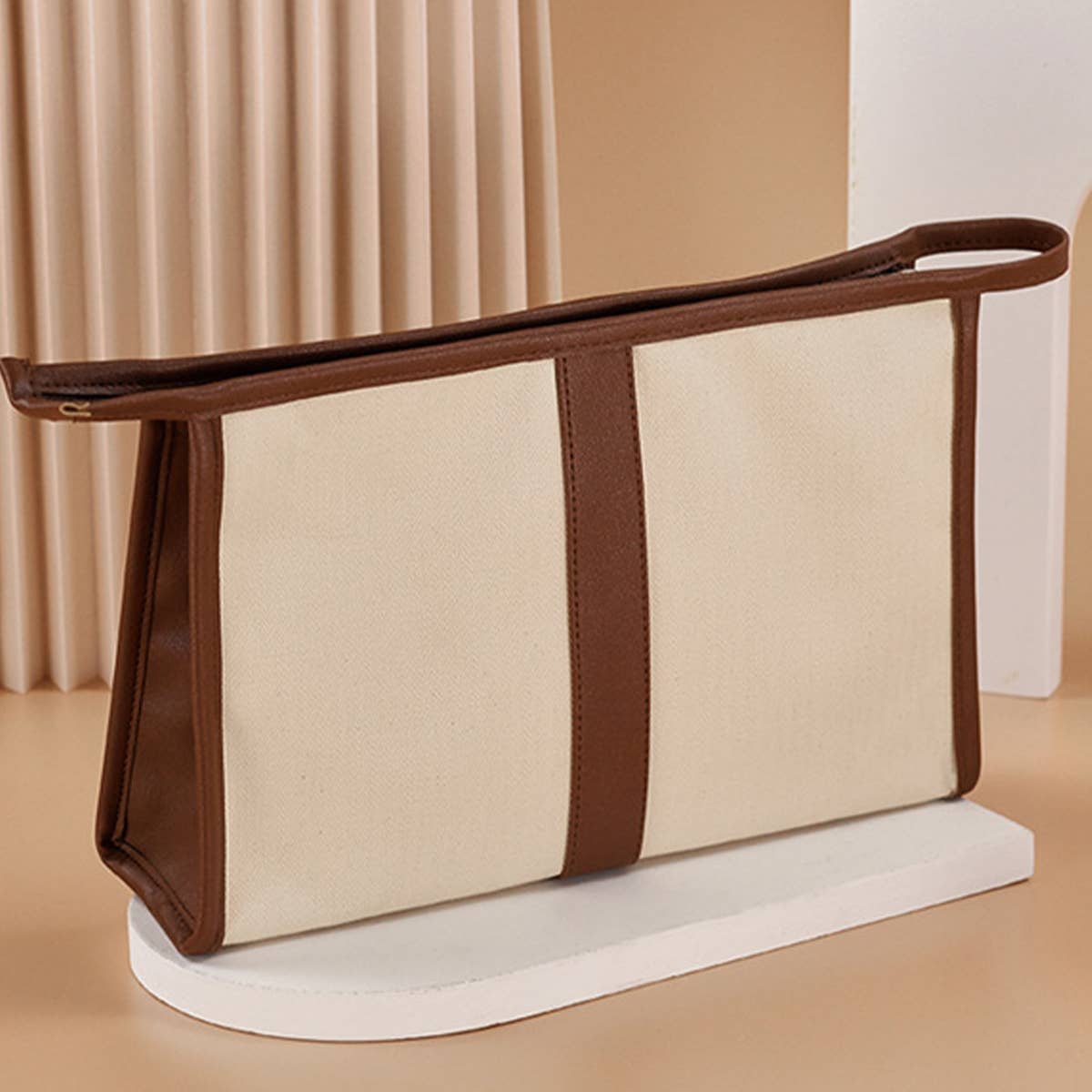 CANVAS PATCHWORK TRAVEL MAKEUP BAG_CWAB1432