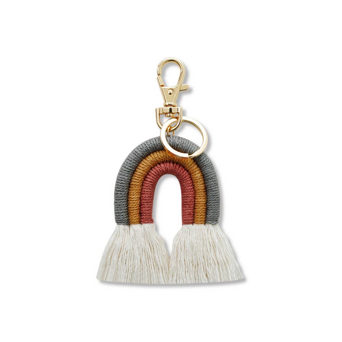BOHEMIAN TASSEL CREATIVE RAINBOW KEYCHAIN_CWMM1208