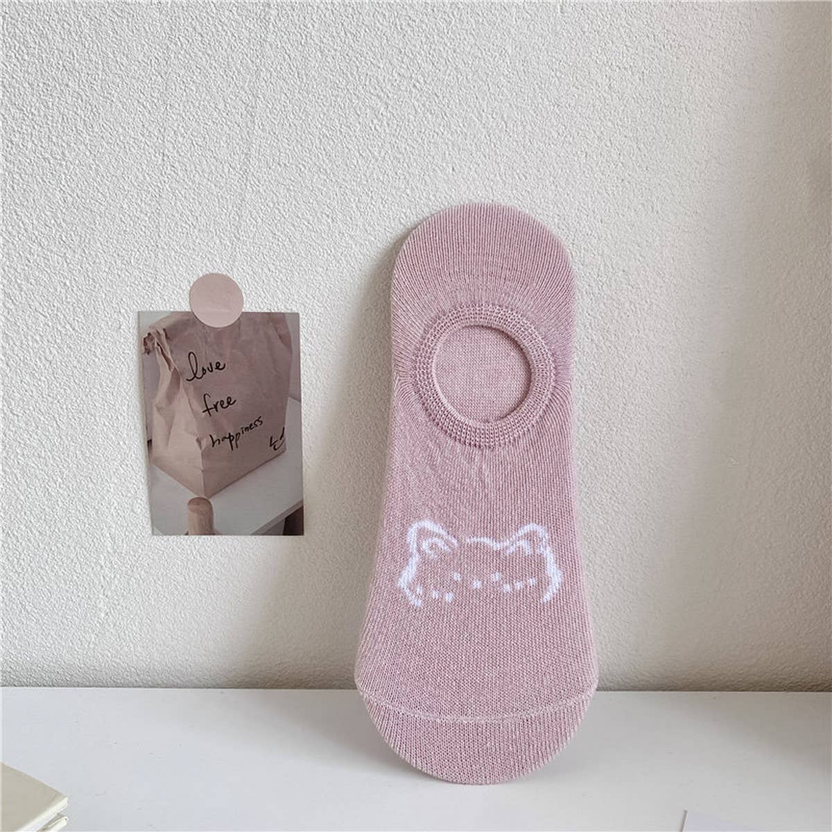 WOMEN THIN SILICONE NON-FALLING SOCKS