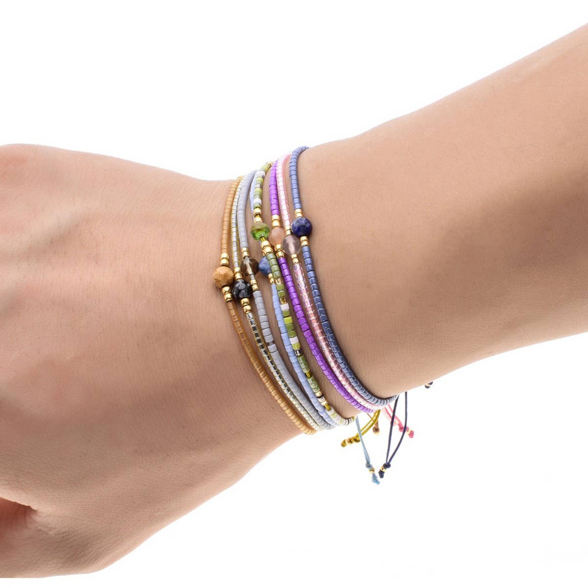 CWAJE4558_SIMPLE HAND-WOVEN GIRLFRIENDS BRACELET