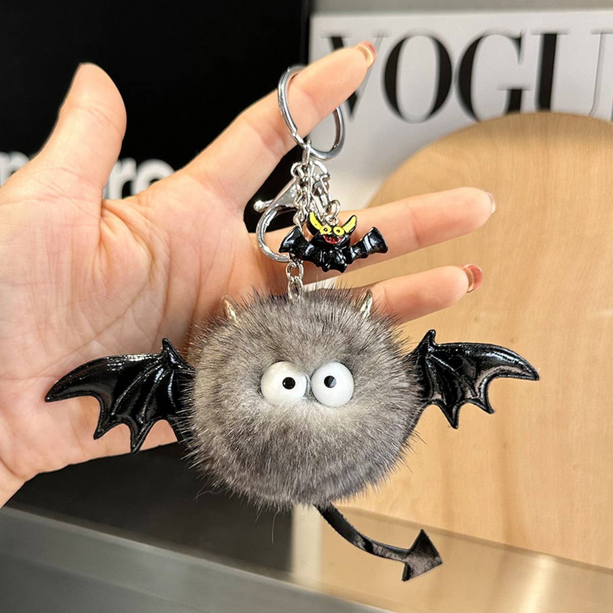 CUTE DOLL LITTLE DEVIL BAG PENDANT CAR KEYCHAIN