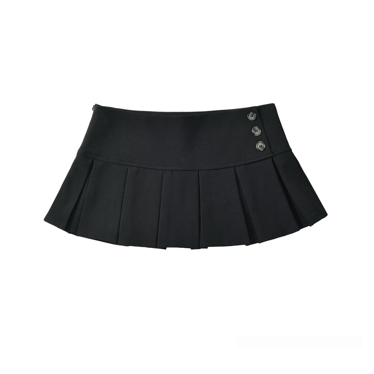 Casual High Waist Pleated Skirt for Women_CWDSD8336