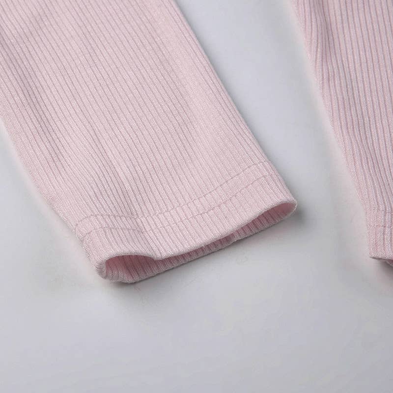 SLIM BOW IRREGULAR LACE PATCHWORK T-SHIRT