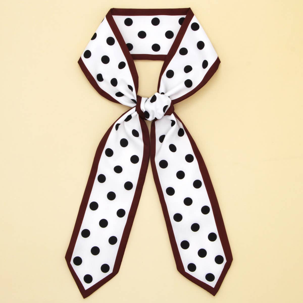 Floral Letter  Scarf Hair Tie Ribbon