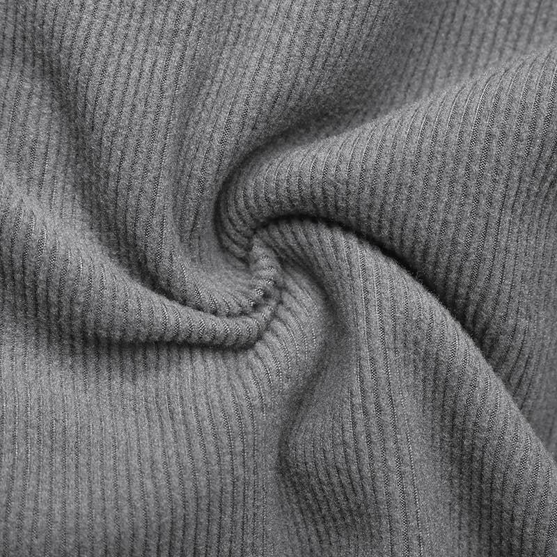 Lapel color-blocking striped knitted jumpsuit