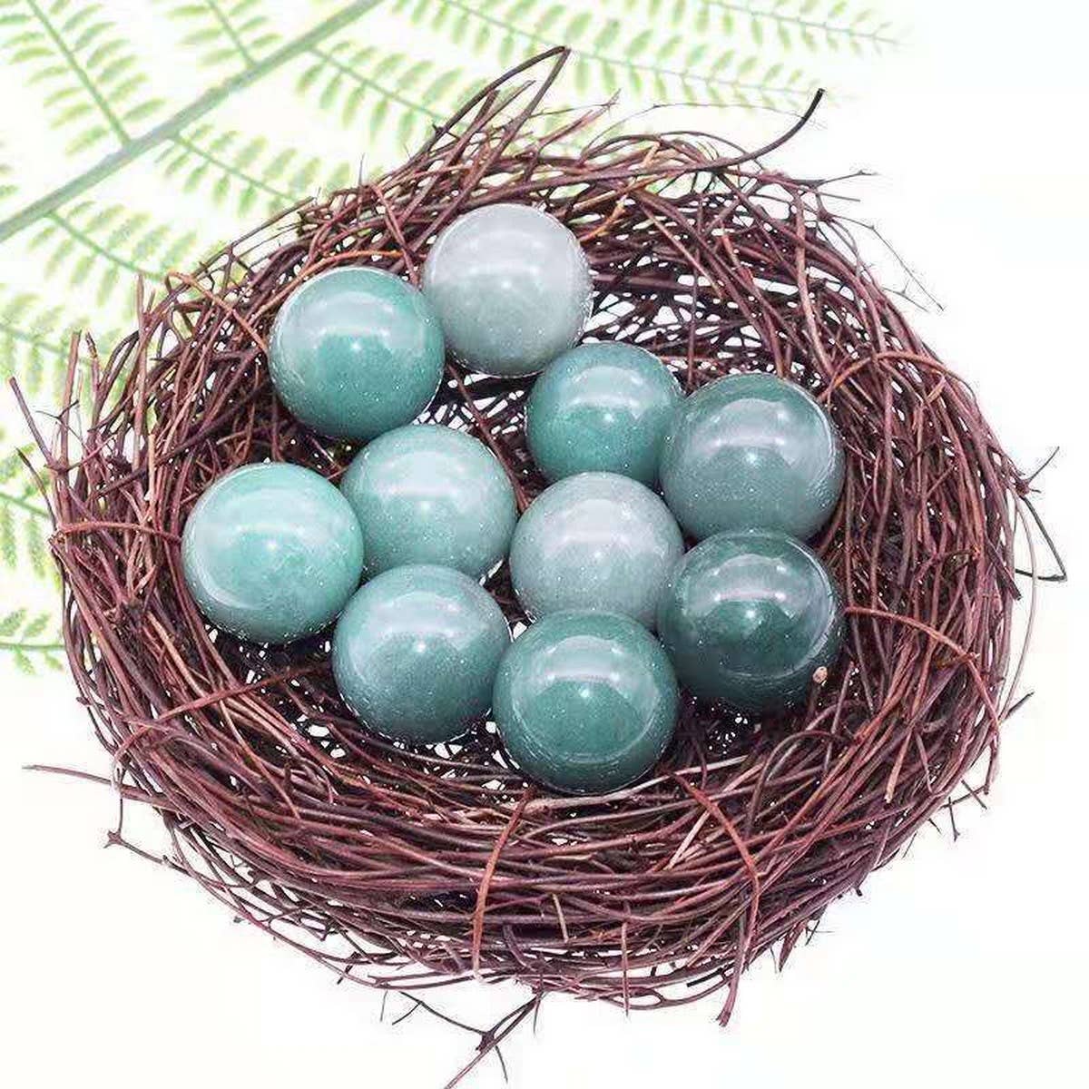 Natural Prehnite Crystal Ball Seven-Star