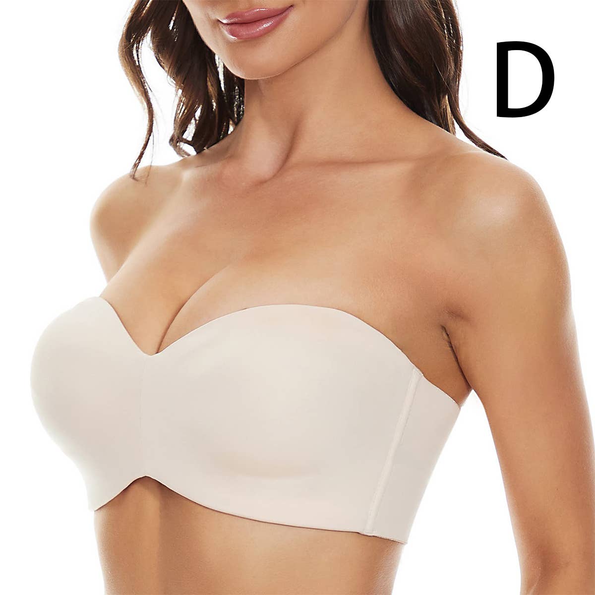 DETACHABLE SHOULDER STRAP TUBE BRA TOP