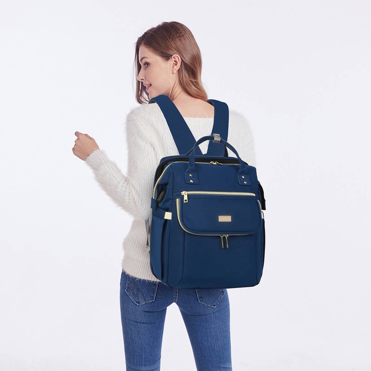 SHOULDER FOLDING BED MOTHER AND BABY BAG_CWAB2243