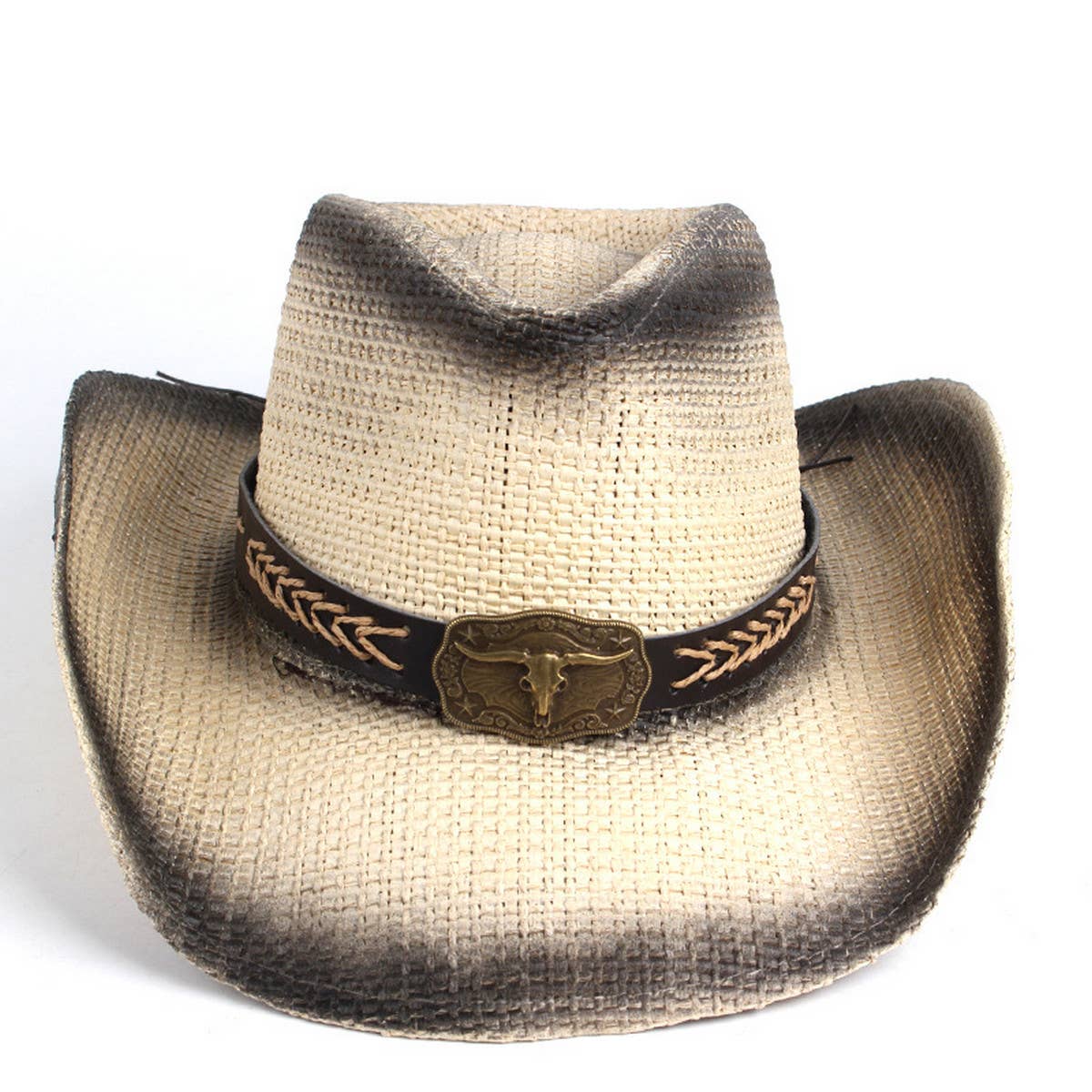 WESTERN COWBOY STRAW HAT JAZZ HAT_CWAH1198