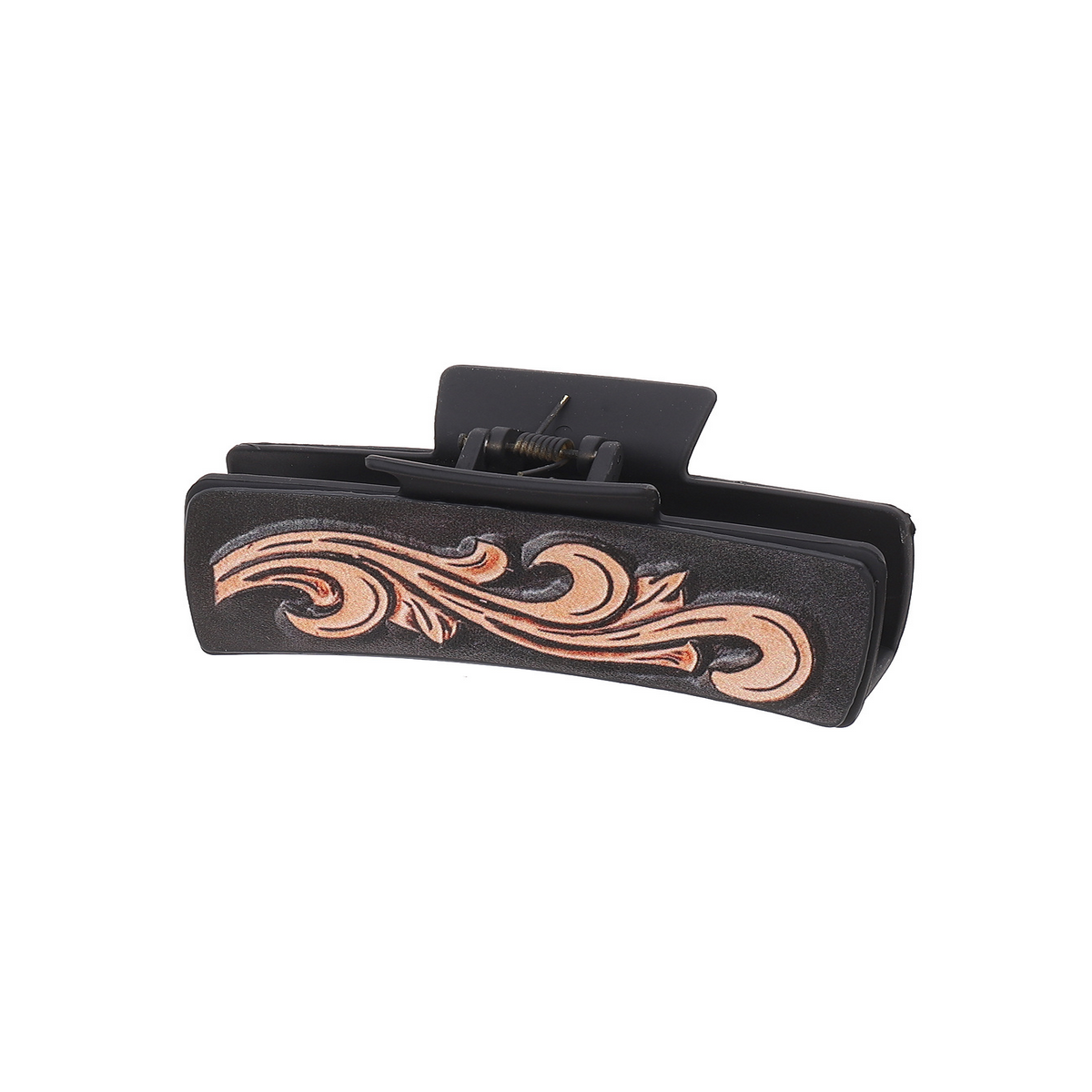 WESTERN COWBOY STYLE PU LEATHER HAIR CLIP LARGE