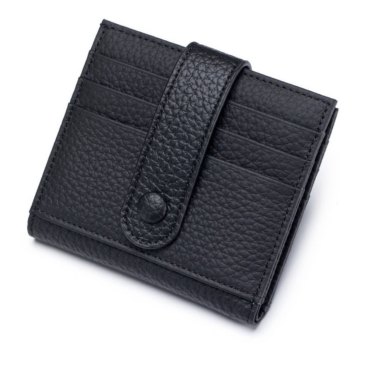 SHORT SMALL WALLET GENUINE LEATHER CARD HOLDER_CWAB3832