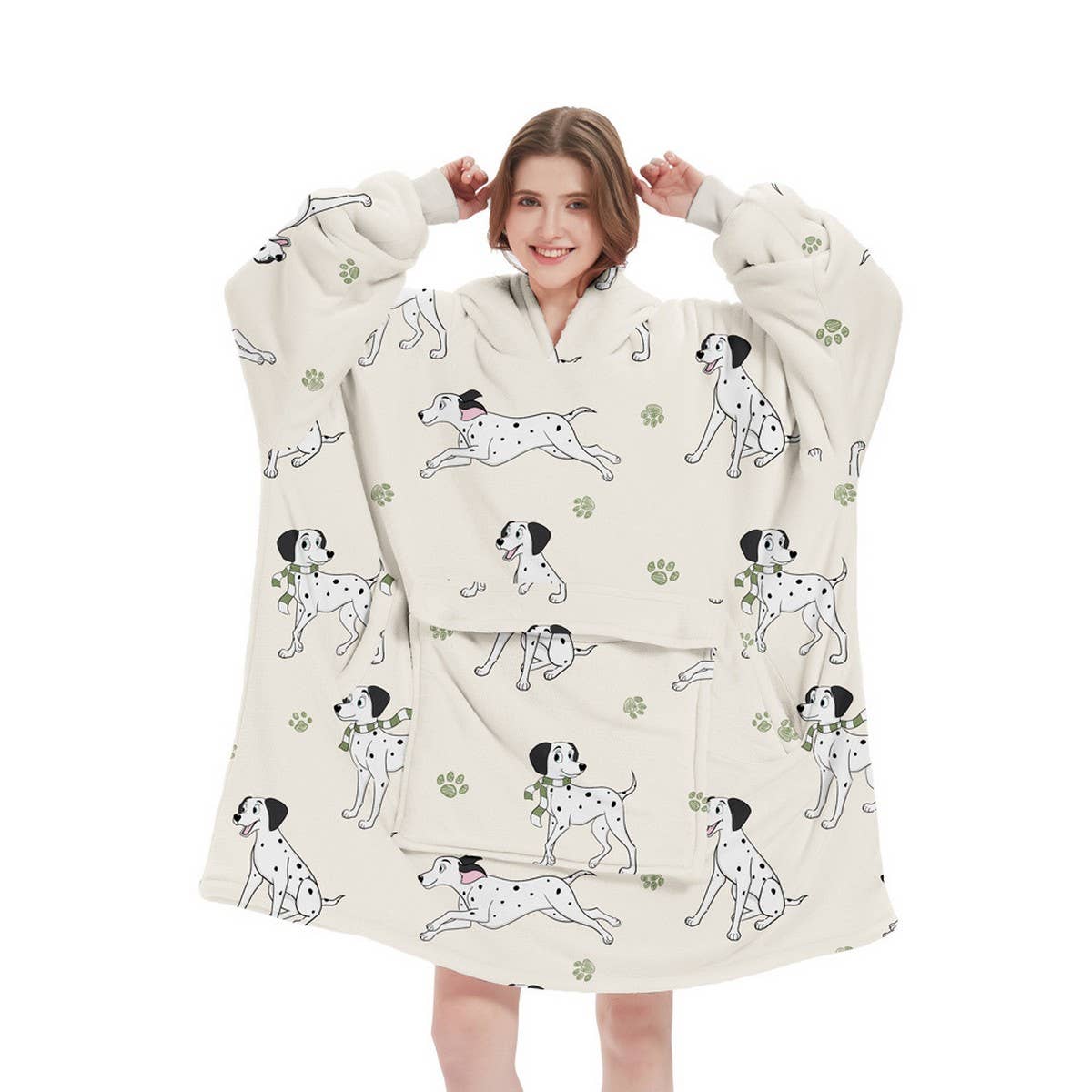 Outdoor Hoodie Blanket Pullover for Queue &TV Time_CWAHA6525