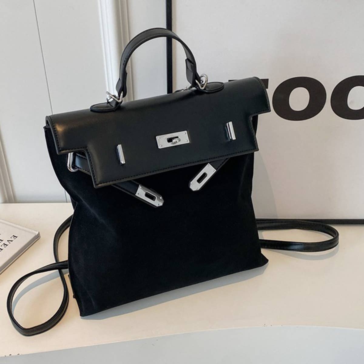 VINTAGE CASUAL PU LEATHER BACKPACK FOR WOMENS_CWAB1789