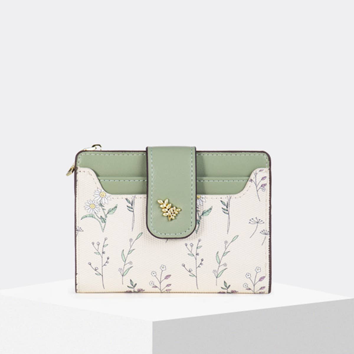 CONTRAST COLOR EXQUISITE SHORT WALLET_CWAB2558