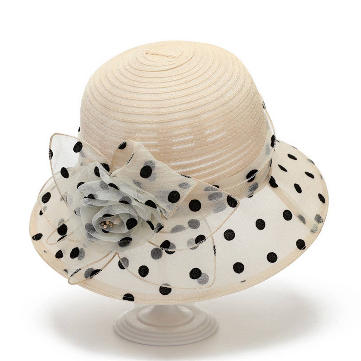 FLOWER HAT,ELEGANT SUN PROTECTION HAT_CWAH1449