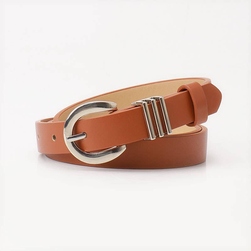 Fashionable and versatile jeans and casual belt