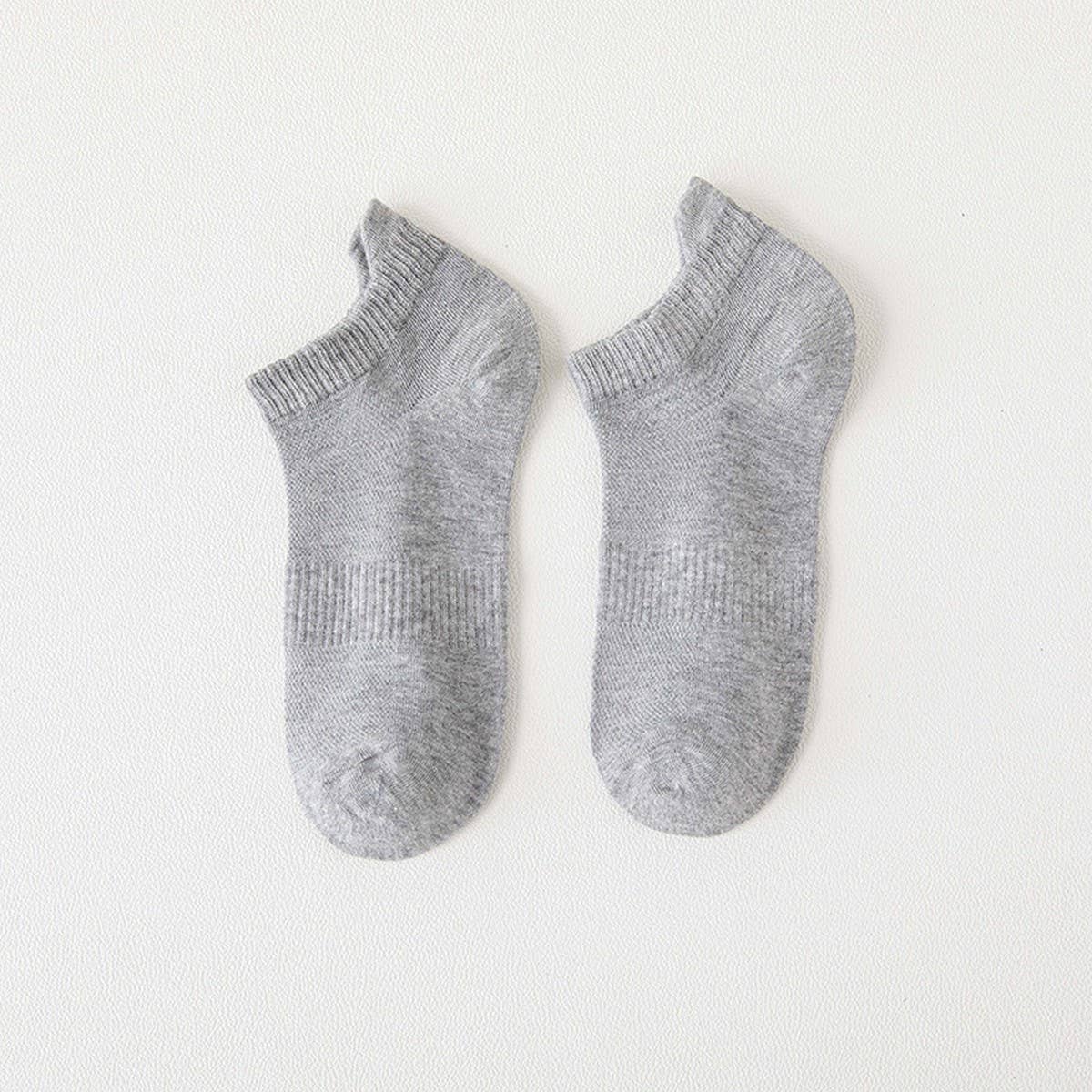 CWMS2452_NEW ARRIVAL HEEL MEN'S CREW SOCKS