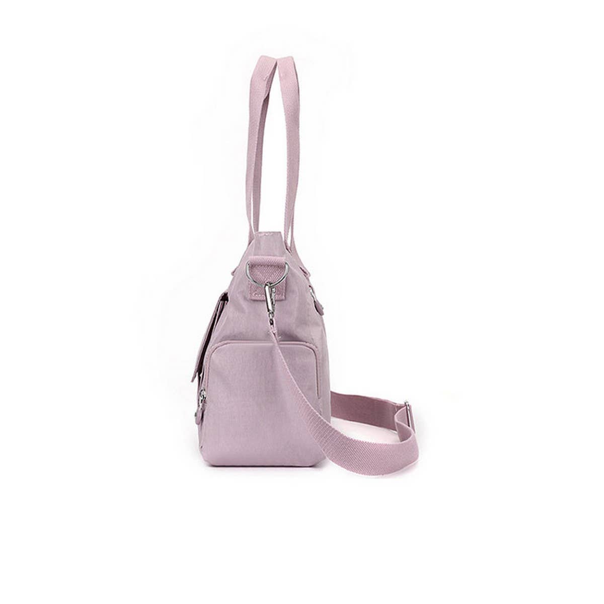 SIMPLE LARGE CAPACITY NYLON SHOULDER BAG_CWASC1787