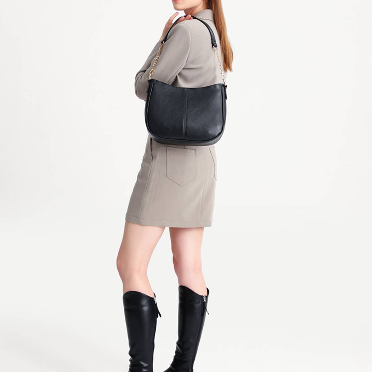 SIMPLE HIGH CAPACITY SINGLE SHOULDER CROSSBODY BAG_CWAB1809