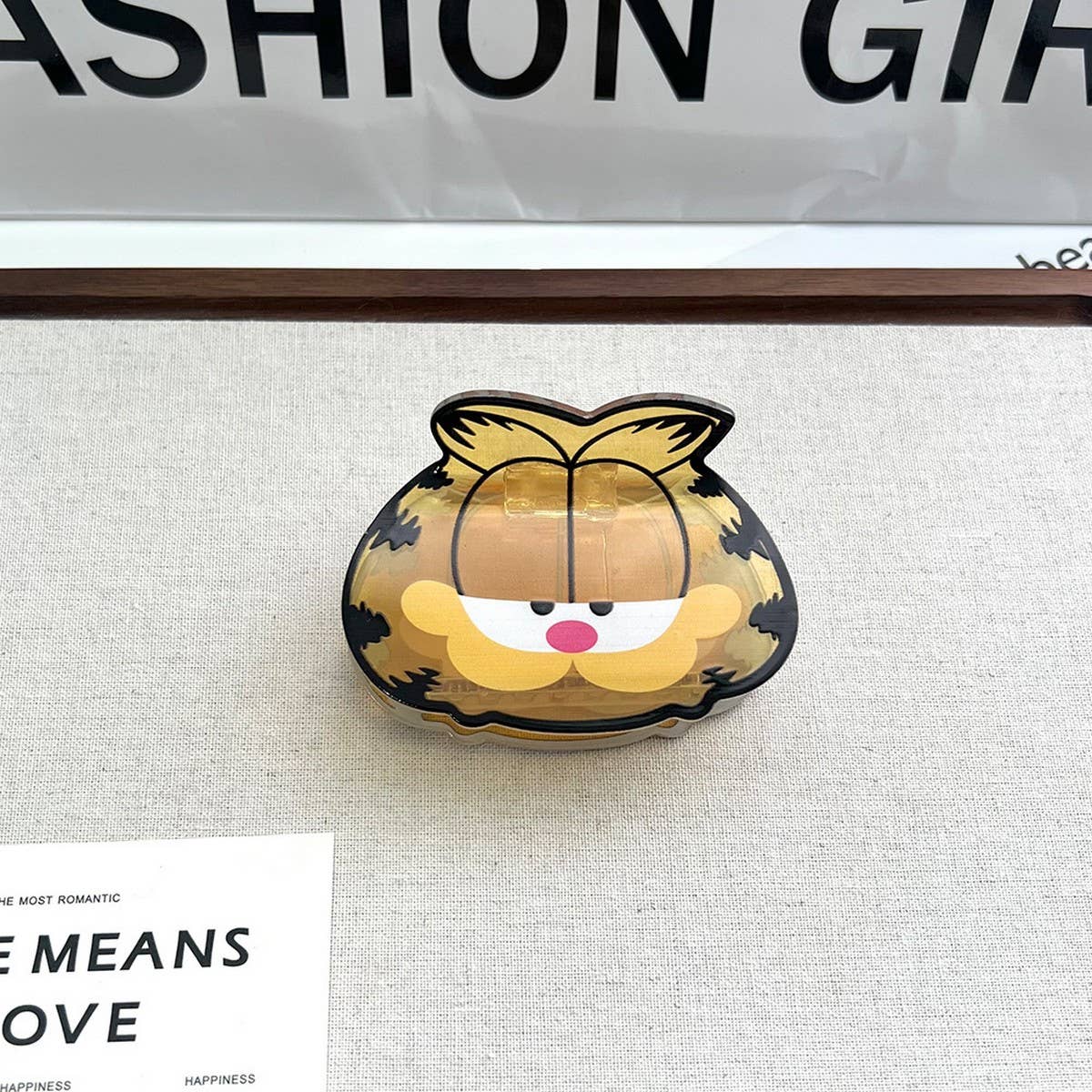 Garfield Dog Acrylic Claw Clip for Girls