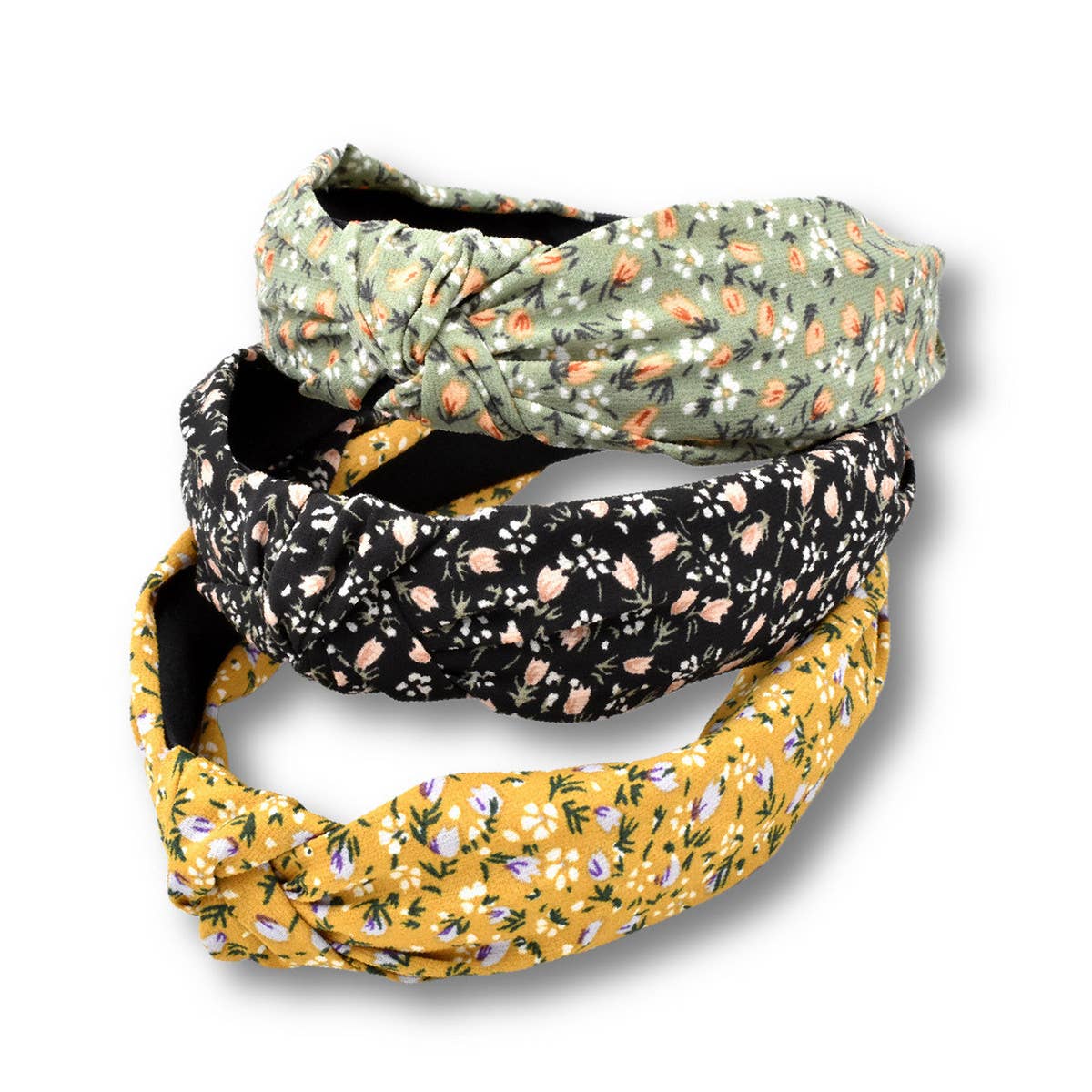 BOHEMIAN KNOTTED WIDE BRIM HEADBAND_CWAHA1682