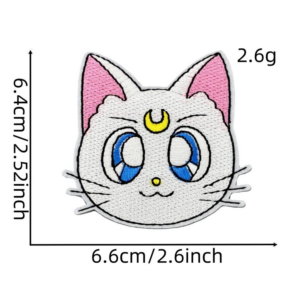 GIRL CARTOON MAGIC WARRIOR EMBROIDERED PATCH