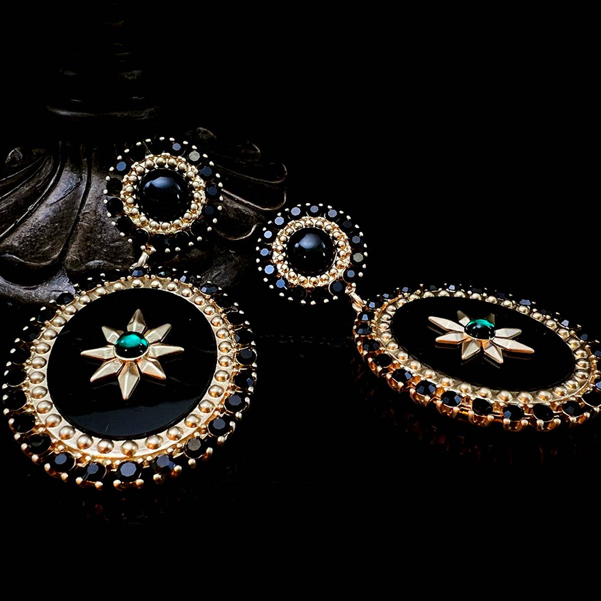 RETRO VERSATILE DIAMOND EARRINGS