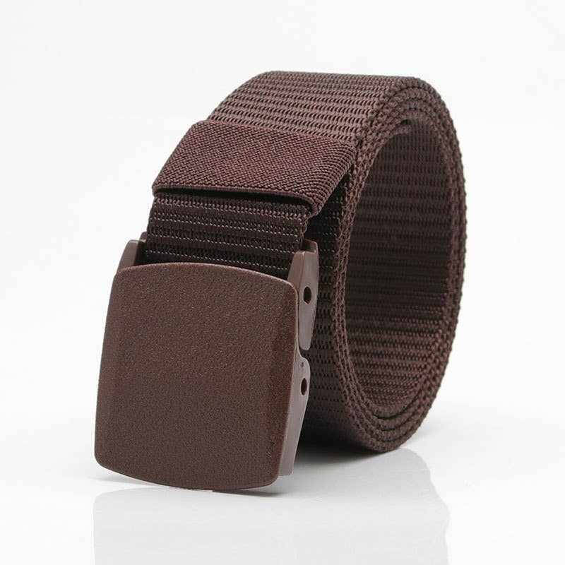 Nylon belt breathable plastic buckle canvas belt
