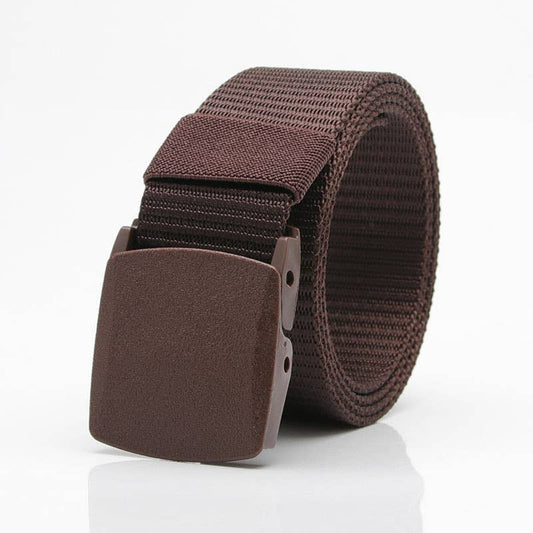 Nylon belt breathable plastic buckle canvas belt