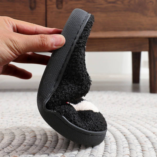 HALLOWEEN HOME SKULL SCREAM COTTON SLIPPERS