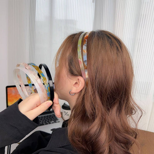 High-end sunglasses and acetic acid hair band