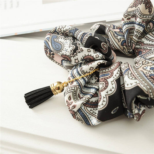 VINTAGE TASSEL ELASTIC HAIR TIE_CWAHA1372