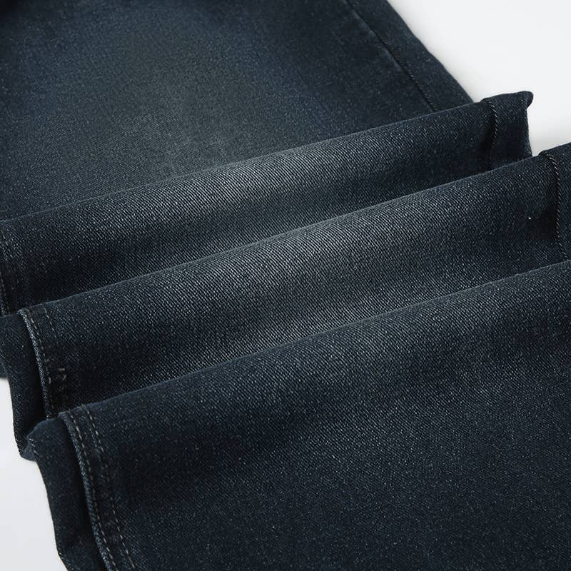 VINTAGE WASH WASH STRAIGHT LEG WIDE-LEG JEANS