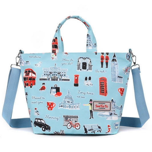 OXFORD PRINTED NYLON LIGHTWEIGHT SHOULDER BAG_CWASC1784