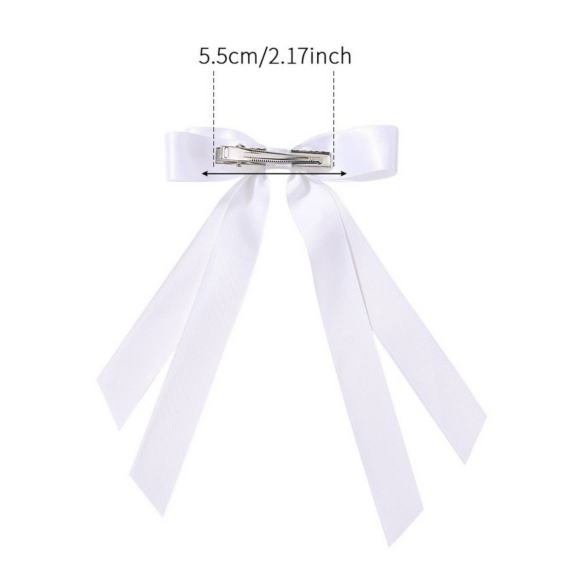 CHILDREN'S DOUBLE-LAYER RIBBON BOW HAIRPIN