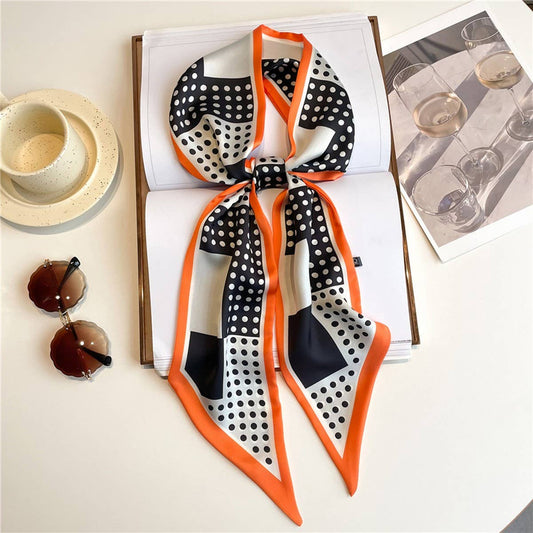 POLKA DOT THIN FASHIONABLE ALL-MATCH HEAD SCARF_CWASC1517