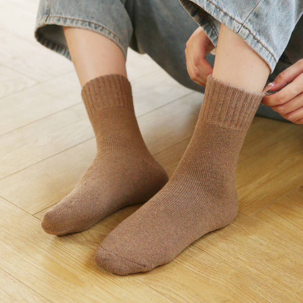 HIGH-TOP THERMAL SOCKS 5 PAIRS PER PACK