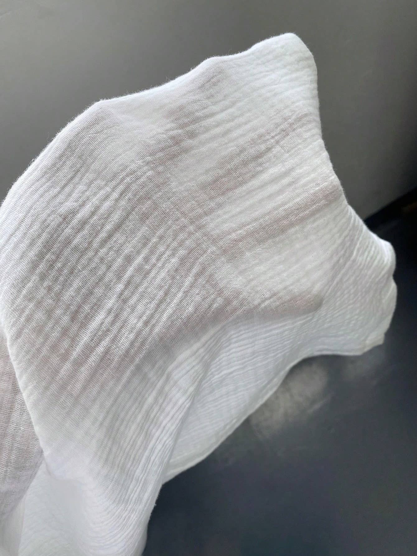 Pure cotton pure color easy wide-legged pants