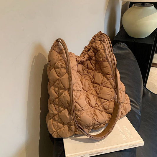 Gradient Cloud Bag Puffer Shoulder Tote_CUAB00518