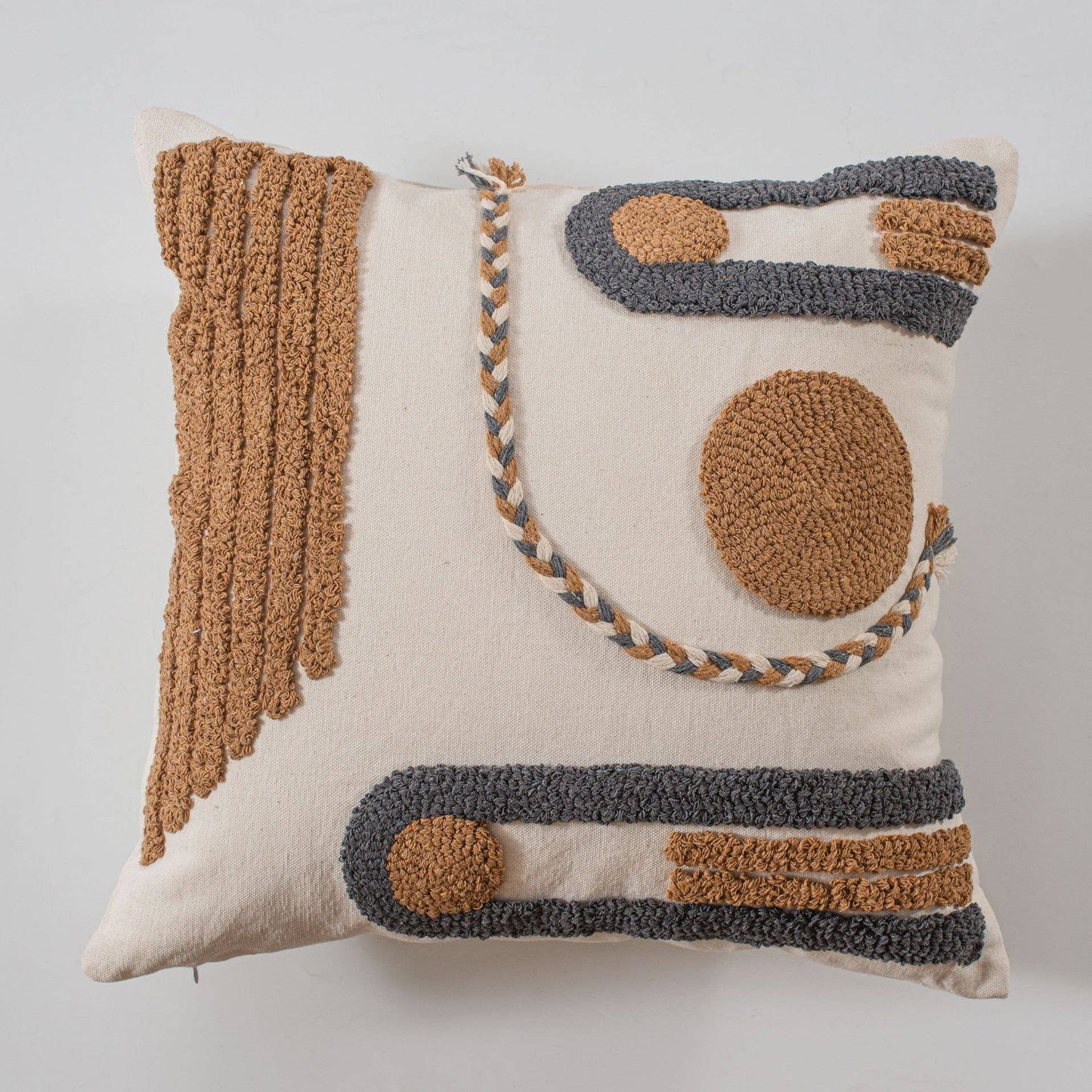 MULTI FLEECE PATTERNED COZY PILLOW COVER