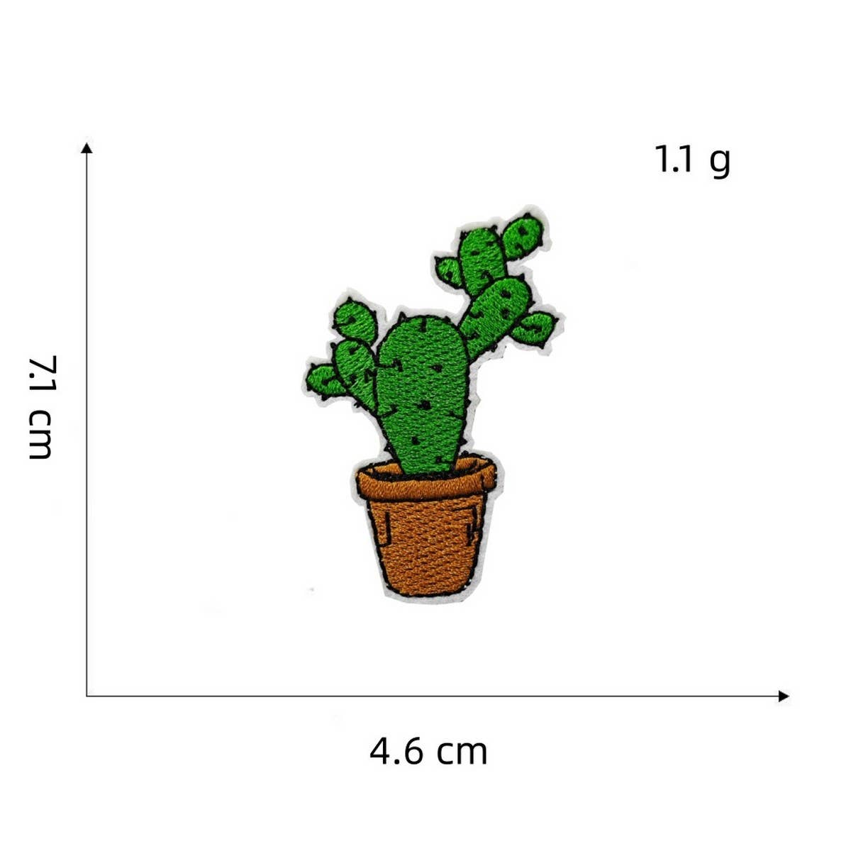 GREEN SERIES CARTOON EMBROIDERED PATCH